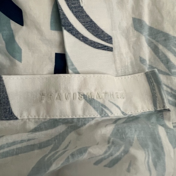 Travis Mathew Light Blue and White Casual  Button Down - Picture 6 of 6